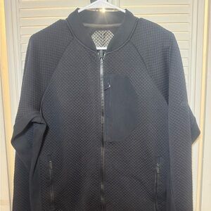 Under Armour Black Quilted Jacket Men’s Medium Full Zip
